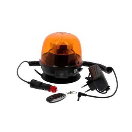 Gyrophare LED sans fil rechargeable magnétique avec télécommande