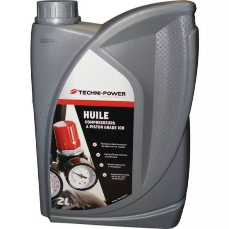 HUILE POUR COMPRESSEUR A PISTON BIDON 2 L