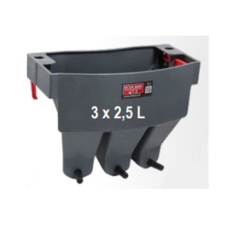 NOURRISEUR MILK BAR COLLECTIFS COMPARTIMENTES 3X2.5L POUR VEAU