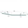 BRAS PORTE DENTS 016787 NIEMEYER