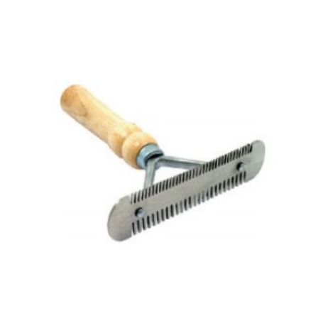 PEIGNE DENTS COURTES DES DEUX COTES 125MM POUR TOILETTAGE ANIMAUX
