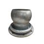 MANCHON A SPHERE Ø150 AVEC BRIDE RONDE 8 TRS PN10