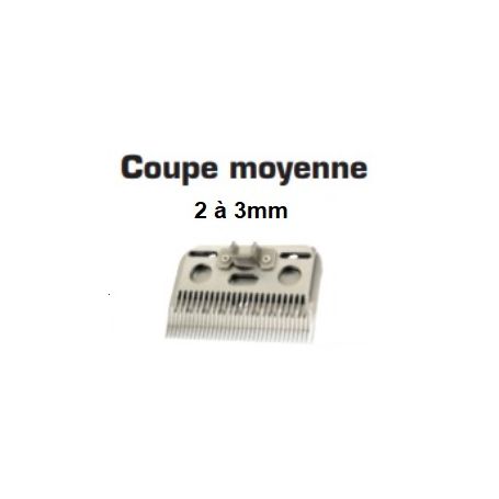 JEU DE PEIGNES COUPE MOYENNE POUR TONDEUSE ELECTRIQUE FILAIRE HARRIER POUR CHEVAUX/BETAIL
