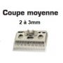 JEU DE PEIGNES COUPE MOYENNE POUR TONDEUSE ELECTRIQUE FILAIRE HARRIER POUR CHEVAUX/BETAIL