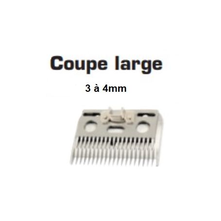 JEU DE PEIGNES COUPE LARGE POUR TONDEUSE ELECTRIQUE FILAIRE HARRIER POUR CHEVAUX/BETAIL