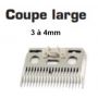 JEU DE PEIGNES COUPE LARGE POUR TONDEUSE ELECTRIQUE FILAIRE HARRIER POUR CHEVAUX/BETAIL