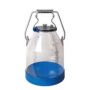 POT A LAIT TRANSPARENT 30L AVEC COUVERCLE BLOQUANT BOVIN