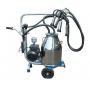 CHARIOT DE TRAITE MOBILE 30L POMPE SECHE POT INOX POUR VACHE