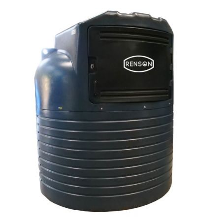 CUVE STOCKAGE PEMD 2500L AVEC ENROULEUR ET POMPE 50L/MN