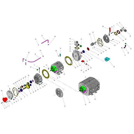 PIGNON 28 DENTS 540T R/MN PR KD6500/14000