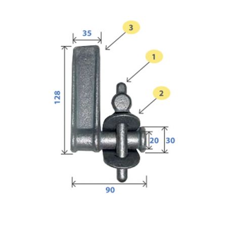 VERROU POUR FERMETURE