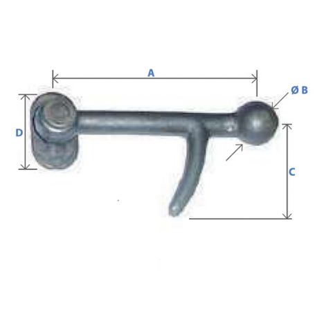 FERMETURE A POMMEAU 165/B DROITE