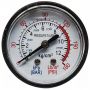 MANOMETRE Ø 52 MM 12 BAR POUR COMPRESSEUR 50 LITRES TECHNI-POWER