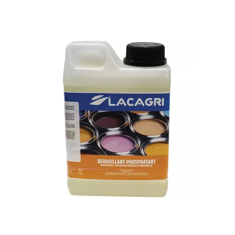 COMUS Dérouillant Phosphatant – Dégraissant Désoxydant 1L, Multi-supports (Acier, Bois, Plastique)