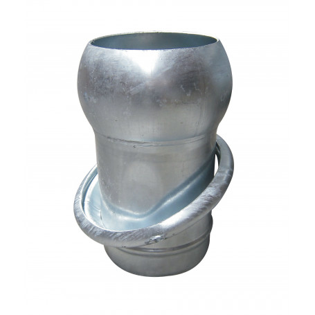 Raccord mâle à sphère pour tuyau Ø 120