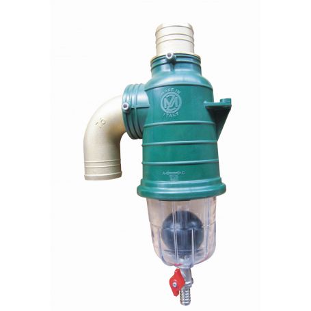 SECURITE Ø75 PVC DROITE AVEC ROBINET