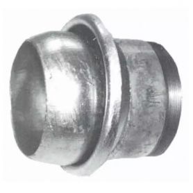 Raccord galva mâle Ø150 avec filetage 4"