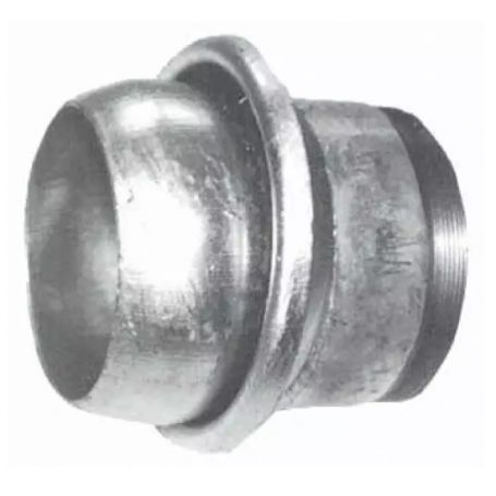 Raccord galva mâle Ø150 avec filetage 4"