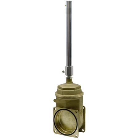 VANNE MZ 6" 2 BRIDES A CLOCHE VERIN SIMPLE EFFET