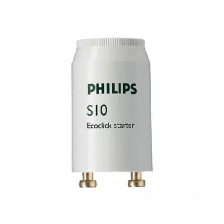 STARTER S10 4/65 WATTS PHILIPS POUR TUBE FLUORESCENT (par 2)