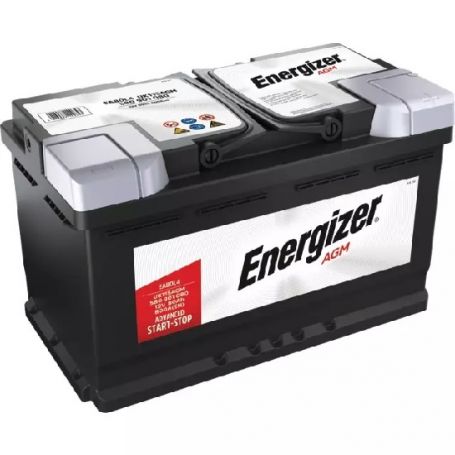 BATTERIE 12V 95AH 850A EN + A DROITE AGM ENERGIZER