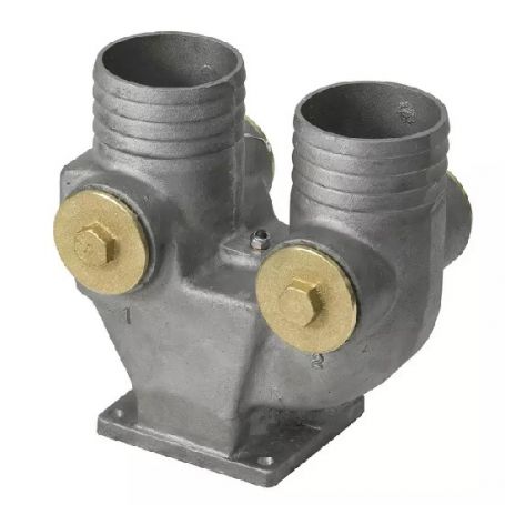 TUBULURE DOUBLE SORTIE Ø80 KD6500 A KD14000 HERTELL