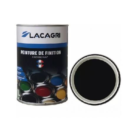 PEINTURE ANTI-CORROSION NOIR MAT POT DE 1L