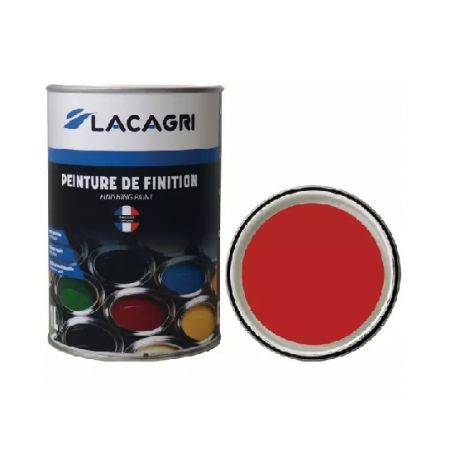 PEINTURE ANTI-CORROSION ROUGE RAL 3020 POT DE 1L