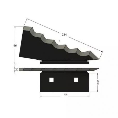 Couteau mélangeuse KEENAN carbure de tungstène