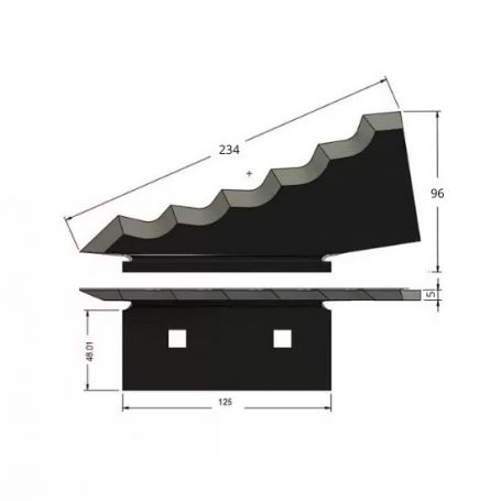 Couteau mélangeuse KEENAN carbure de tungstène