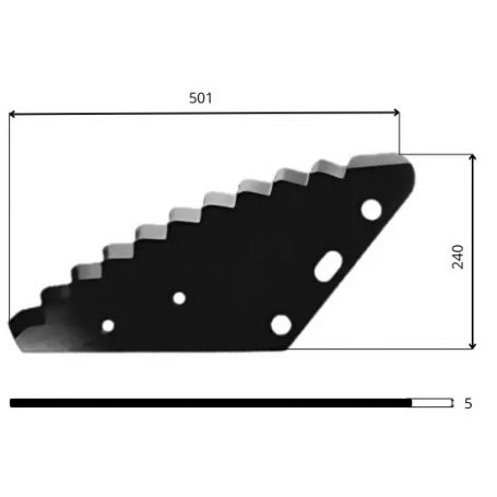 Couteau mélangeuse SILOFARMER carbure de tungstène
