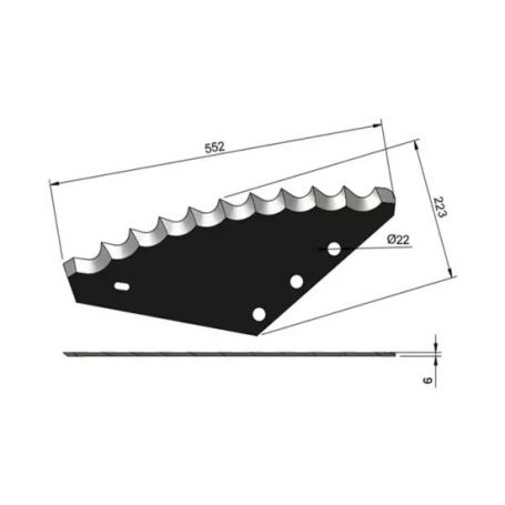 Couteau mélangeuse TATOMA