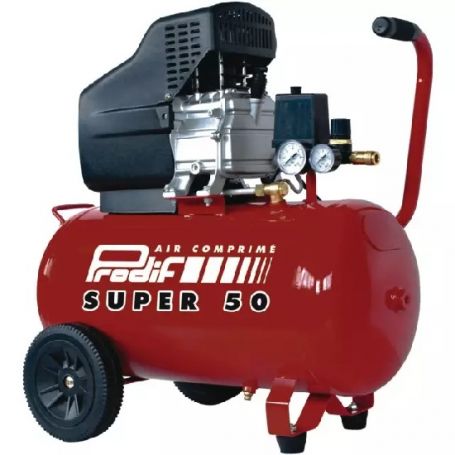 COMPRESSEUR A AIR 50L 2CV MONOPHASE 12,6M3 PRODIF