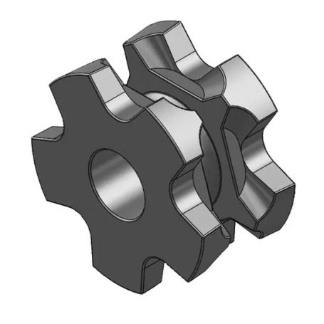 Noix pour chaine 12X36 alésage 50 RC12