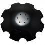DISQUE CRENELE Ø460X5 6 TROUS FOND PLAT POUR KUHN
