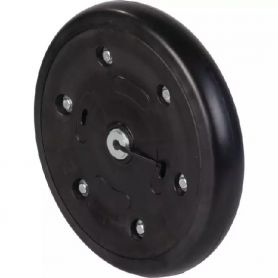 ROUE 250X42MM CAOUTCHOUC LISSE 60 SHORE