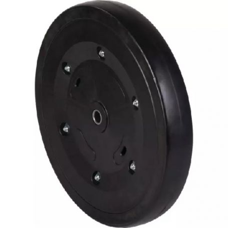 ROUE 330X50MM CAOUTCHOUC LISSE RENFORCE 60 SHORE