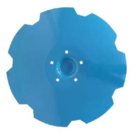 DISQUE CRENELE FOND PLAT 645X6, 5 TROUS LEMKEN