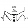 AILETTE MONOBLOC 300x6MM EA 45/75