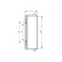 Tambour de frein ADR 520X180, 10 axes