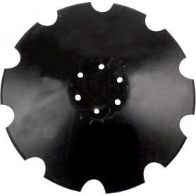 Disque crènelé 6 trous Ø620x6 adaptable KUHN H2241860