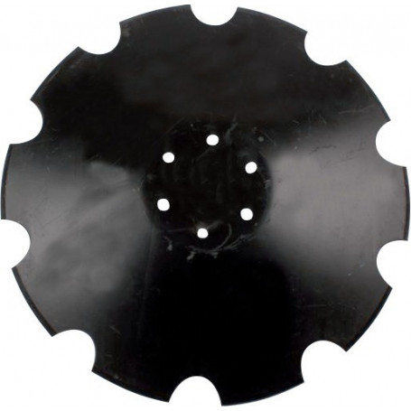 Disque crènelé 6 trous Ø620x6 adaptable KUHN H2241860